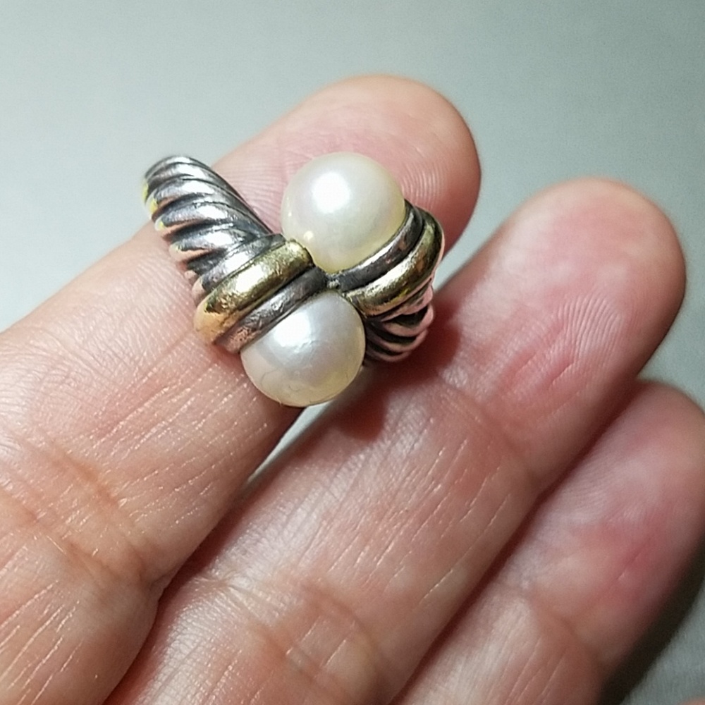 David Yurman Pearl Passby Ring